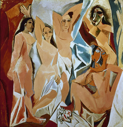 «Les Demoiselles d’Avignon» (oljemaleri) av Pablo Picasso, 1970.