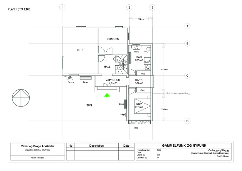 arkitektur plantegning Rever_and_Drage hytte Kapittel_3:_Minihytta_-_arkitektur_og_miljøperspektiv