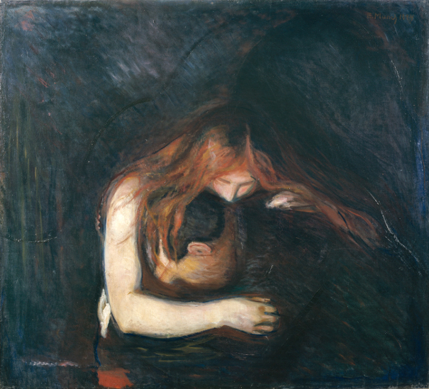 kunst kunstner maleri «Vampyr» Edvard_Munch Kapittel_6:_Sett_DEG_inn_i_kunsthistorien