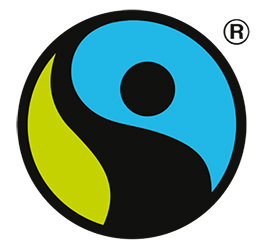 Logo som kjennetegner organisasjonen Fairtrade.